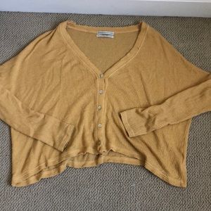 urban outfitters button up sweater